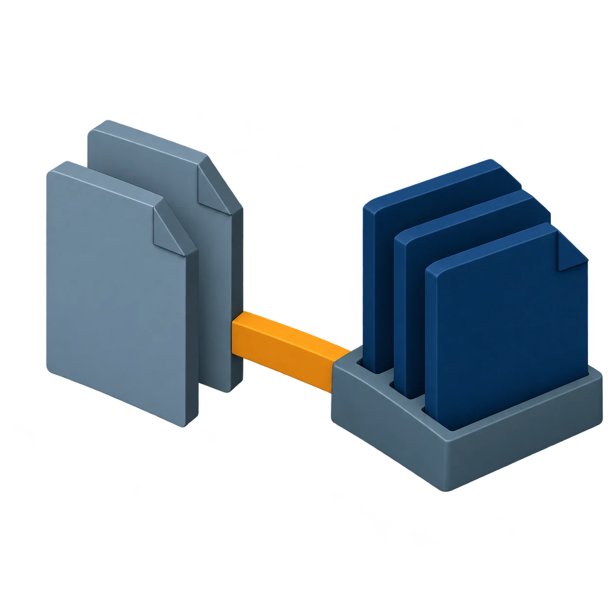 Freigestellte Dokument-Illustration